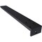 Ekena Millwork Hidden Floating Steel Heavy Duty Bracket w/ Flange, Powder Coated Black 2 1/2"W x 20"D x 1 1/2"H BKTM02X20X01HFPBL - alternate 2
